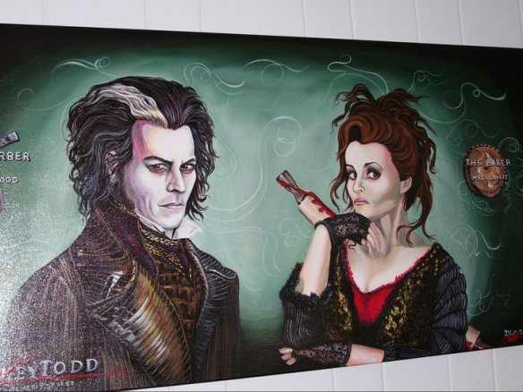 Painting Sweeny Todd 1