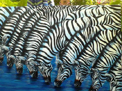 Painting Zebras